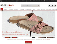 Tablet Screenshot of houseofshoes.de